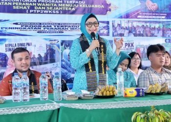 Ketua tp pkk simalungun sambut hangat tim evaluasi nagori percontohan ptp2wkss provinsi sumatera utara Ketua tp pkk simalungun sambut hangat tim evaluasi nagori percontohan ptp2wkss provinsi sumatera utara