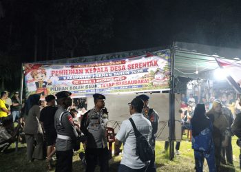 Jaga kondusivitas pilkades, brimob polda sumut kawal rekapitulasi suara di asahan Jaga kondusivitas pilkades, brimob polda sumut kawal rekapitulasi suara di asahan