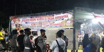 Jaga kondusivitas pilkades, brimob polda sumut kawal rekapitulasi suara di asahan Jaga kondusivitas pilkades, brimob polda sumut kawal rekapitulasi suara di asahan