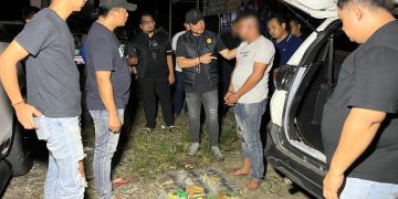 Satresnarkoba polrestabes medan gagalkan pengiriman sabu ke palembang, diwarnai aksi kejar-kejaran 